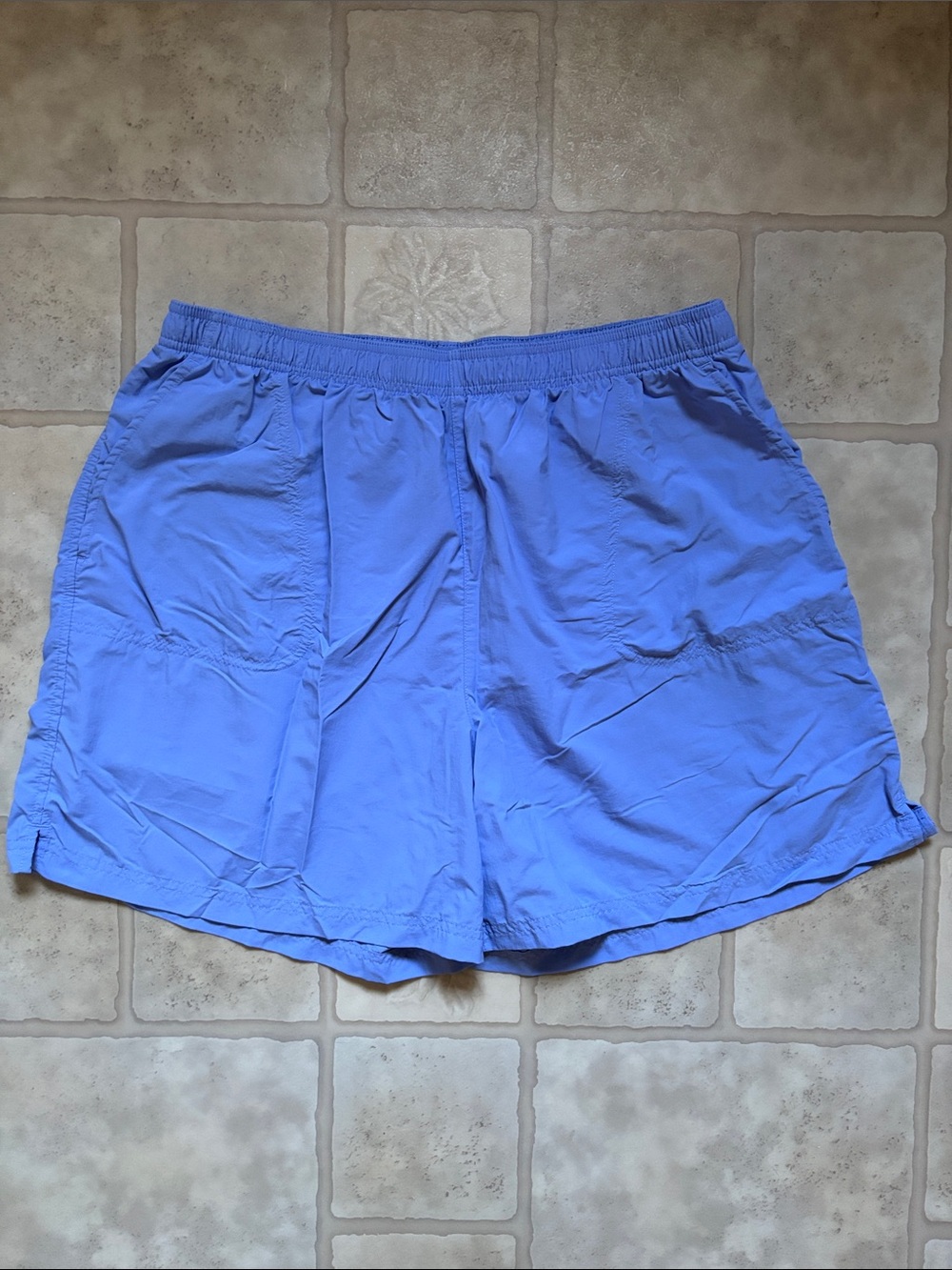 Columbia Shorts Womens 1X Plus Lilac Purple Nylon Water Outdoor
